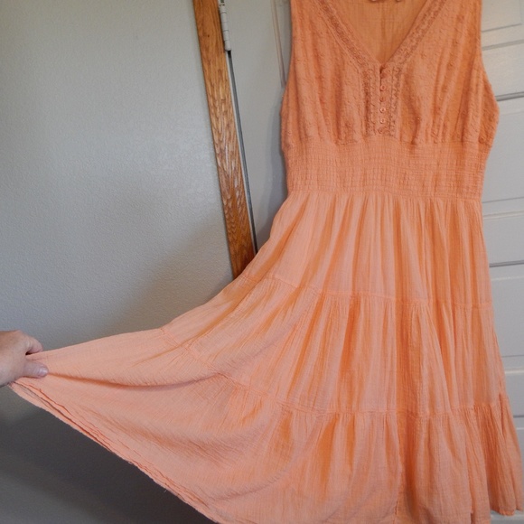 Mlle Gabrielle Dresses & Skirts - 3X Orange Sherbert Beach Dress